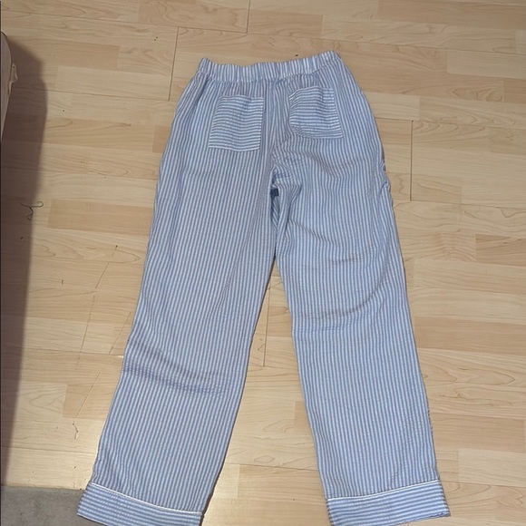 Blue and White Striped Pants - Picture 4 of 4
